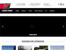 Tablet Screenshot of laddertower.com